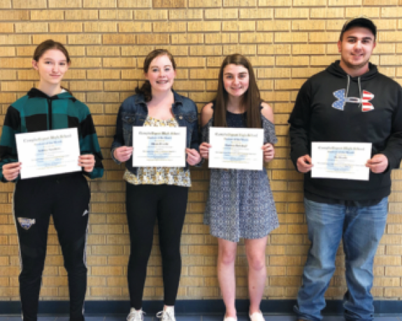 CHS January Students Of  The Month