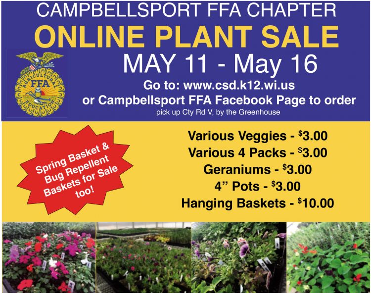 Campbellsport High School FFA Plant Sale