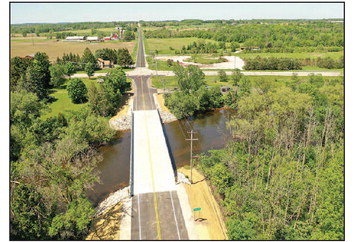 County Trunk Highway M  Bridge Opens To Traffic