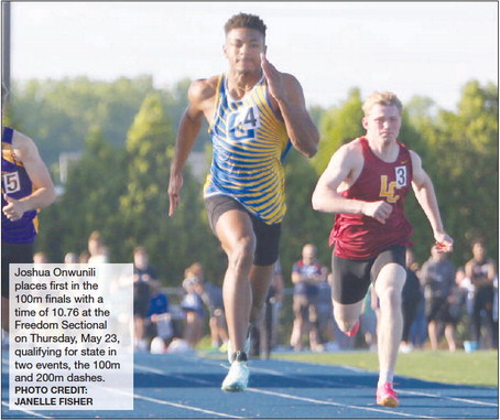 Joshua Onwunili Qualifies for State Track and  Field Championships after a Whirlwind Season