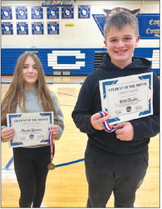 Campbellsport Middle School November   Students of the Month